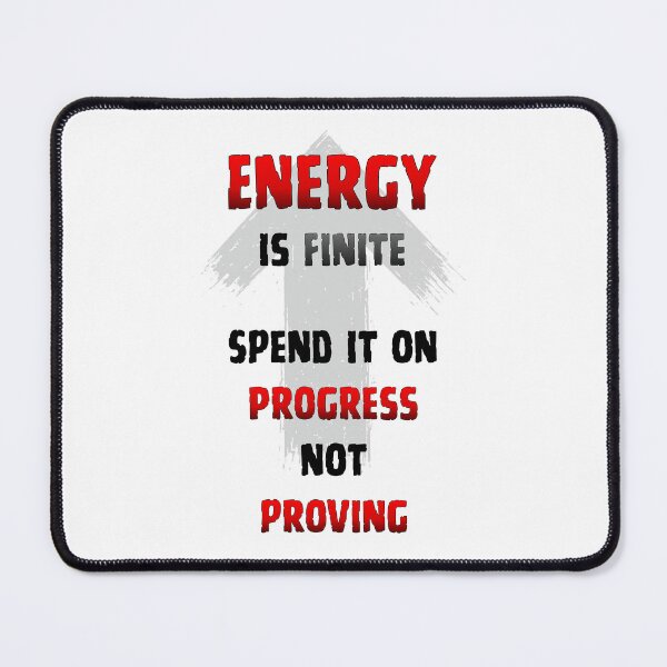 Item preview, Energy is Finite_White designed and sold by Revvork Designs.