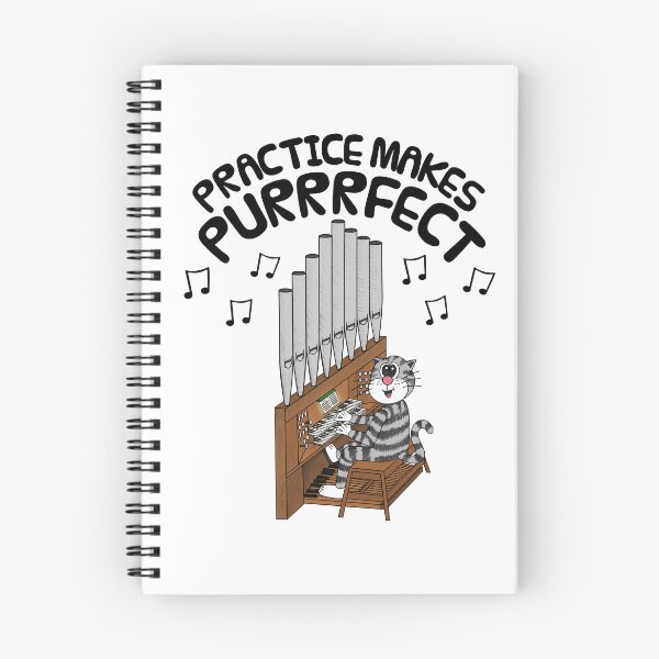 Item preview, Cat Playing Church Organ, Practice Makes Purrrfect, Organist designed and sold by doodlerob.