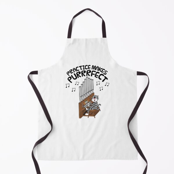 Item preview, Cat Playing Church Organ, Practice Makes Purrrfect, Organist designed and sold by doodlerob.