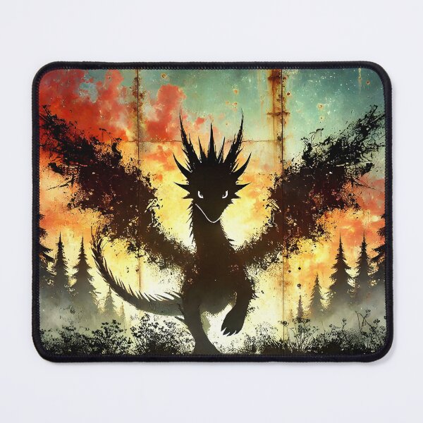 Item preview, Rust Dragon, Ai Generated Art designed and sold by ACC .