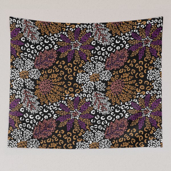 Item preview, animal print flower designed and sold by malungoart.