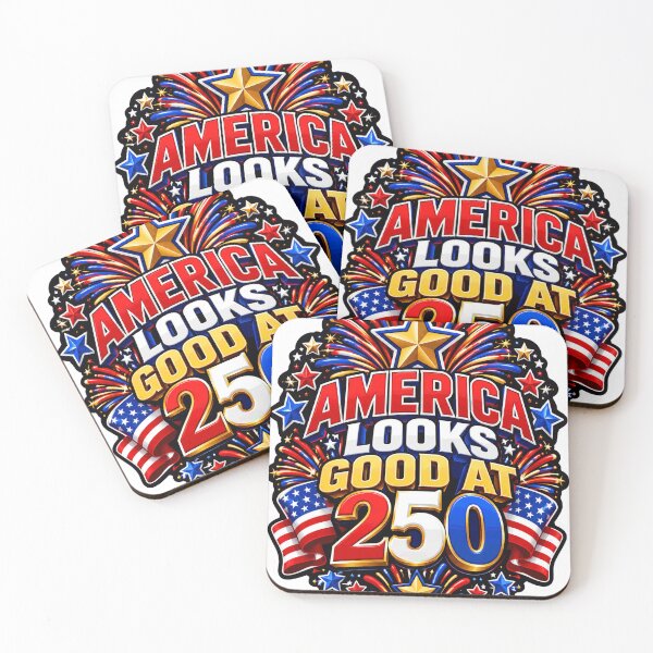 Item preview, America Looks Good at 250 Celebration designed and sold by Squiggle Happy.