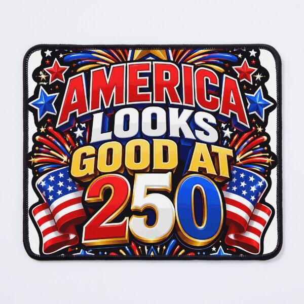 Item preview, America Looks Good at 250 Celebration designed and sold by Squiggle Happy.