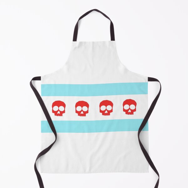 Item preview, Chicago Flag Skulls designed and sold by BerlinerKatzen.