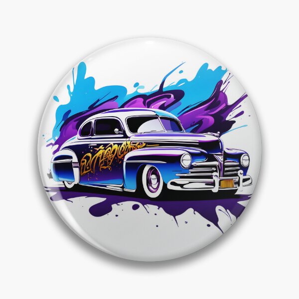 Item preview, Purple Custom Lowrider Sleek Street Art  designed and sold by rgagliardi2017.