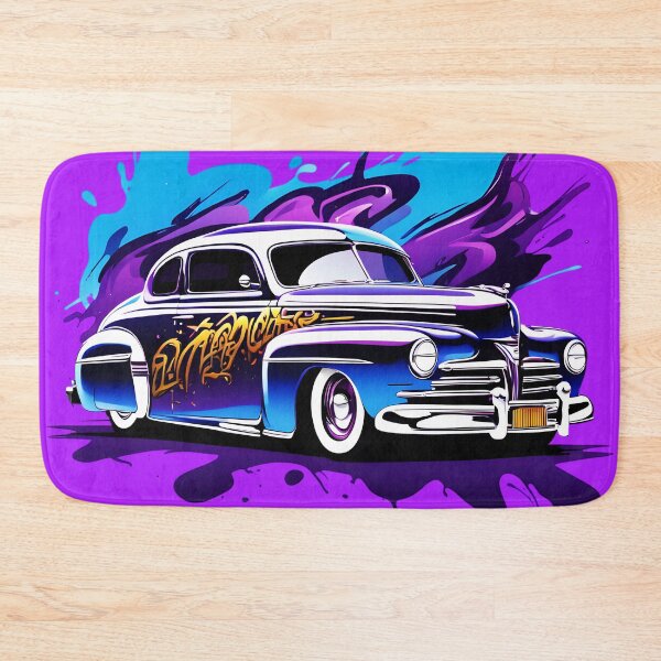Item preview, Purple Custom Lowrider Sleek Street Art  designed and sold by rgagliardi2017.