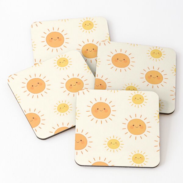 Item preview, Kawaii Happy Sun Seamless Pattern designed and sold by Paulocdias.