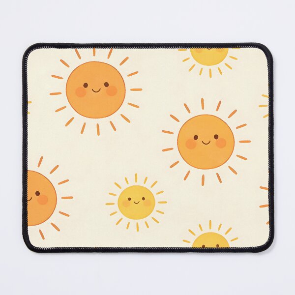 Item preview, Kawaii Happy Sun Seamless Pattern designed and sold by Paulocdias.