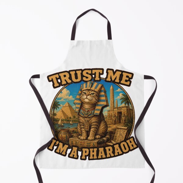 Item preview, Trust Me Im a Pharaoh Funny Cat designed and sold by Retr0Tshirts.