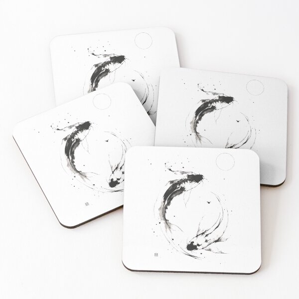 Item preview, Koi Harmony – Yin Yang of carp designed and sold by filou designs.