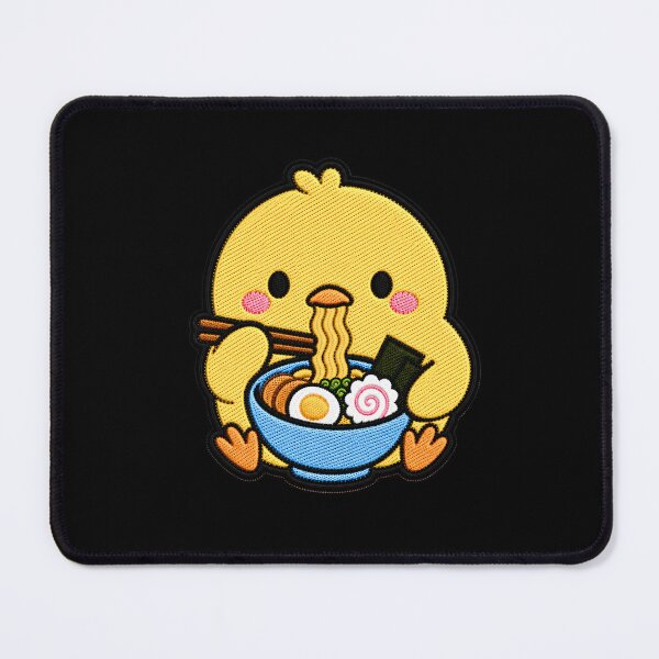 Item preview, Cute Kawaii Baby Chick Eating Ramen designed and sold by ColorSplash123.