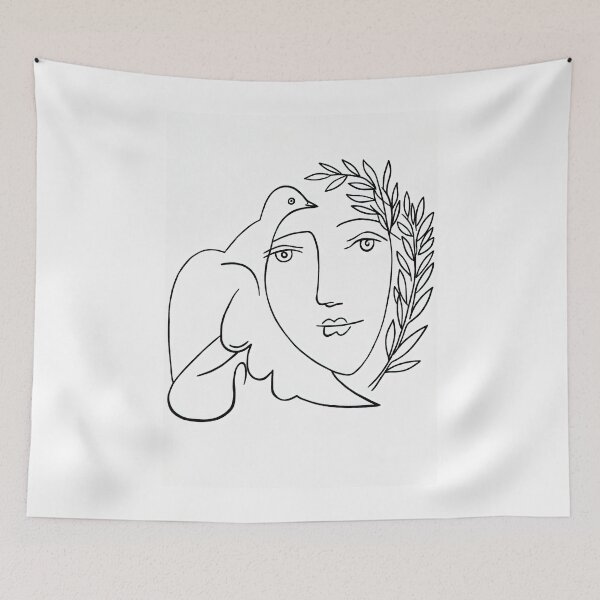 Item preview, Women with Dove Sketch designed and sold by ulrichlehrer99.