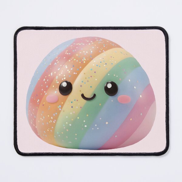 Item preview, Cute Rainbow Dumpling Squishy designed and sold by EmeraldeaArt.