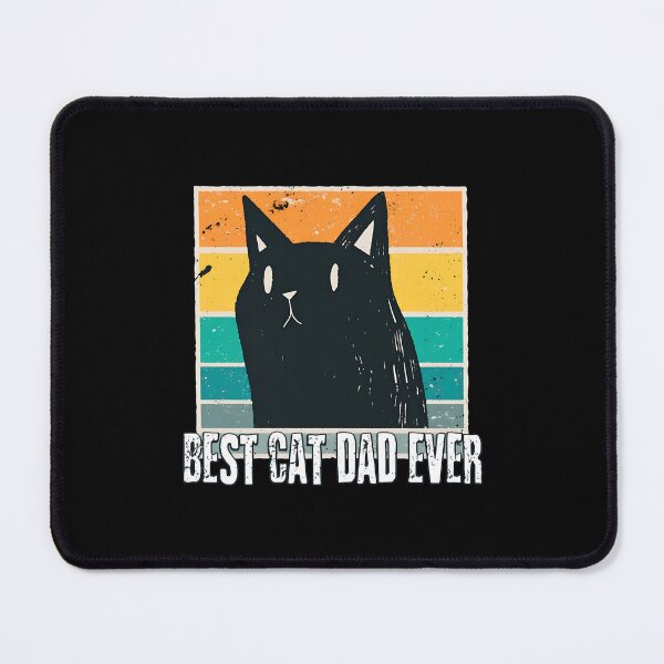 Item preview, Best Cat Dad Ever Retro Black Cat Vintage designed and sold by SoyLamderma.