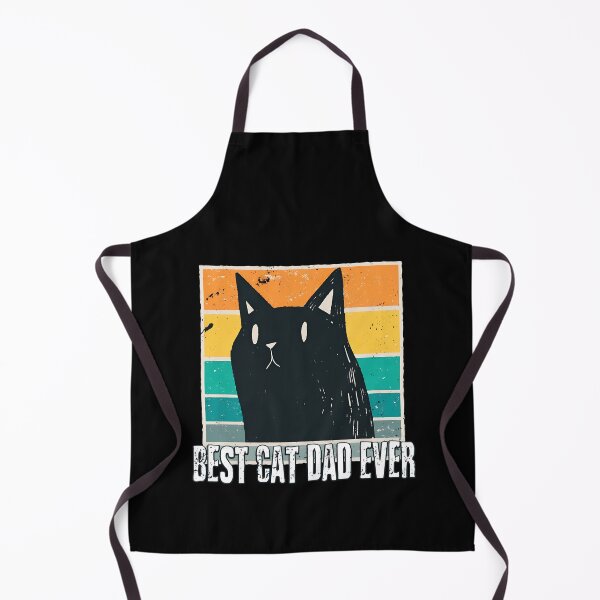 Item preview, Best Cat Dad Ever Retro Black Cat Vintage designed and sold by SoyLamderma.