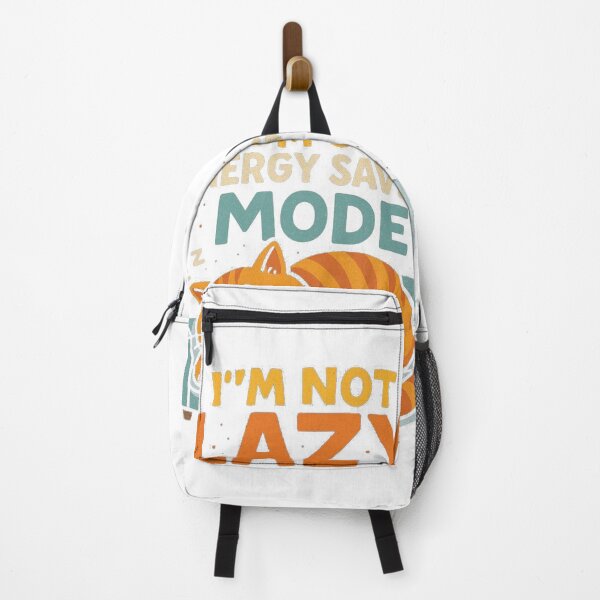 Item preview, Funny Cat Energy Saving Mode Lazy Cat Quote Design designed and sold by raw_lines.
