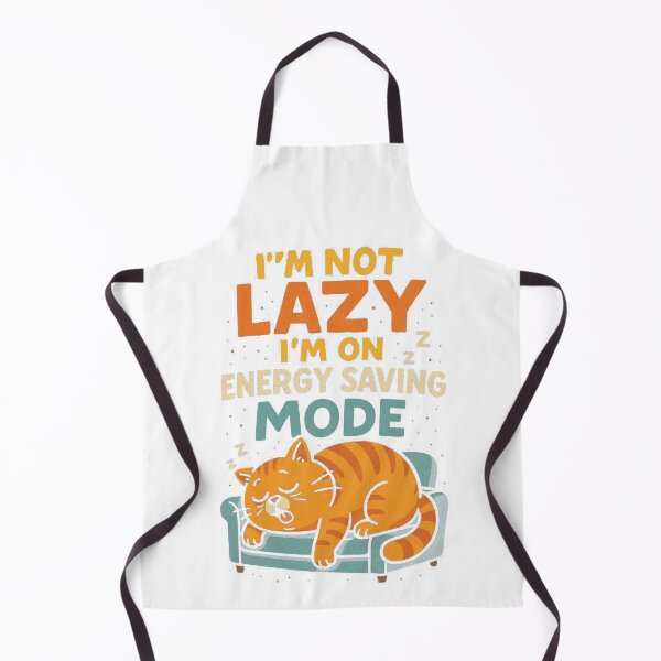 Item preview, Funny Cat Energy Saving Mode Lazy Cat Quote Design designed and sold by raw_lines.