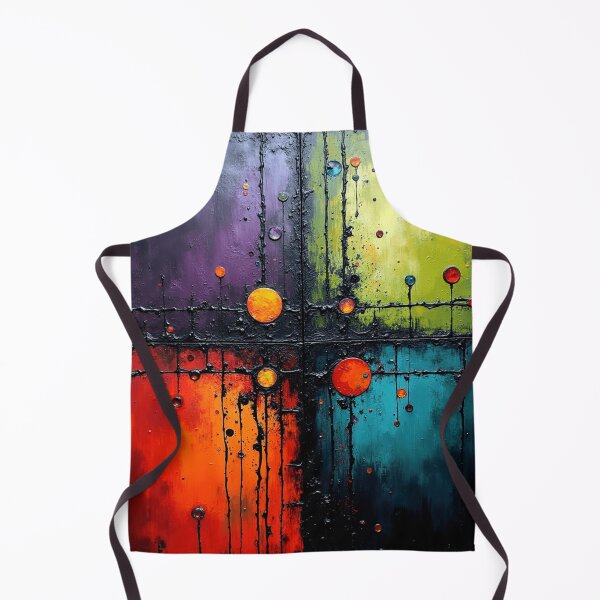 Item preview, cosmic rust and rain colorful geometric abstract design designed and sold by SmashingDeals.