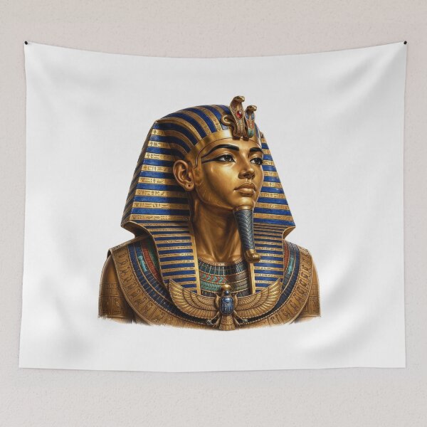 Item preview, Tutankhamun Portrait | Legendary Ancient Egyptian Pharaoh Art designed and sold by Queen Cleopatra.