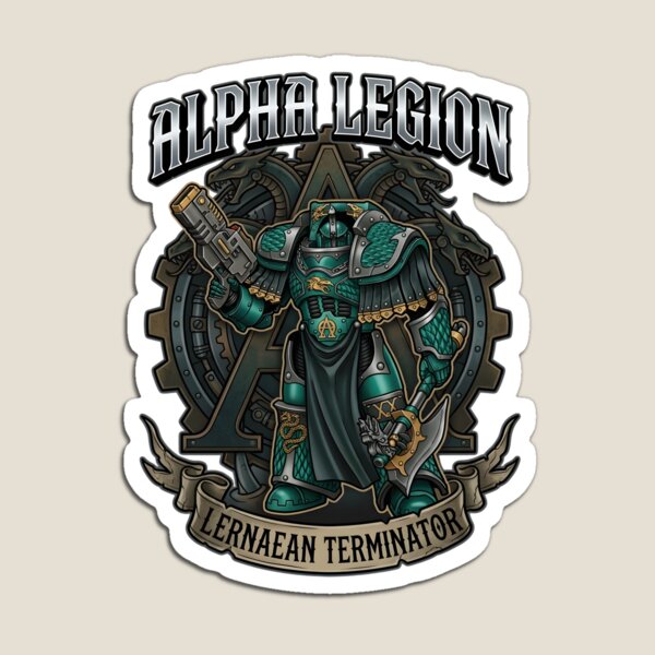 Item preview, Warhammer 40k Alpha Legion Lernaean Terminator designed and sold by MarcelinoDesigns.