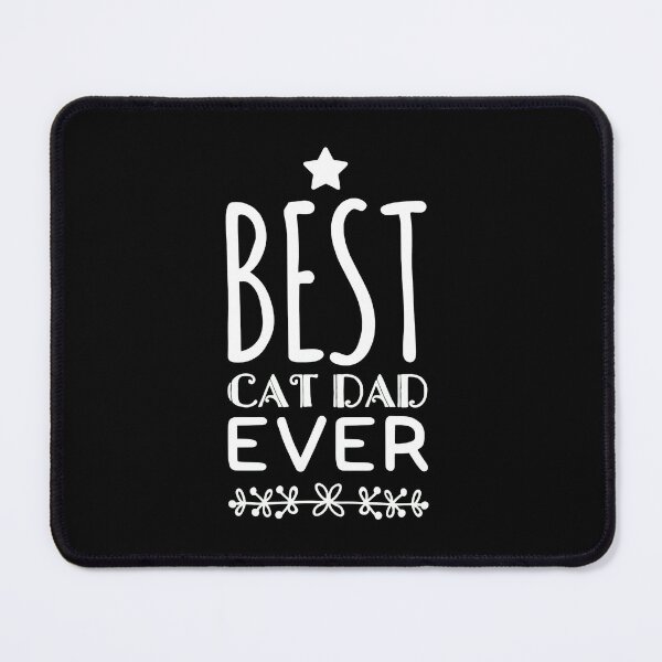 Item preview, Best Cat Dad Ever Typography Star designed and sold by SoyLamderma.