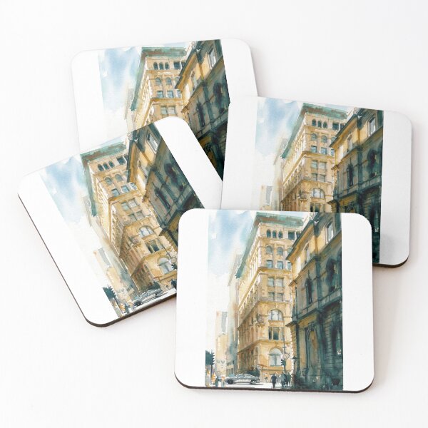 Item preview, Old Montreal Watercolor designed and sold by caracatita75.