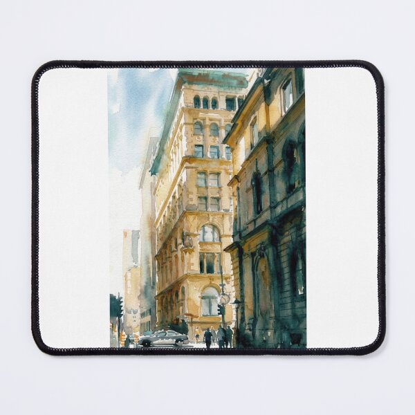 Item preview, Old Montreal Watercolor designed and sold by caracatita75.