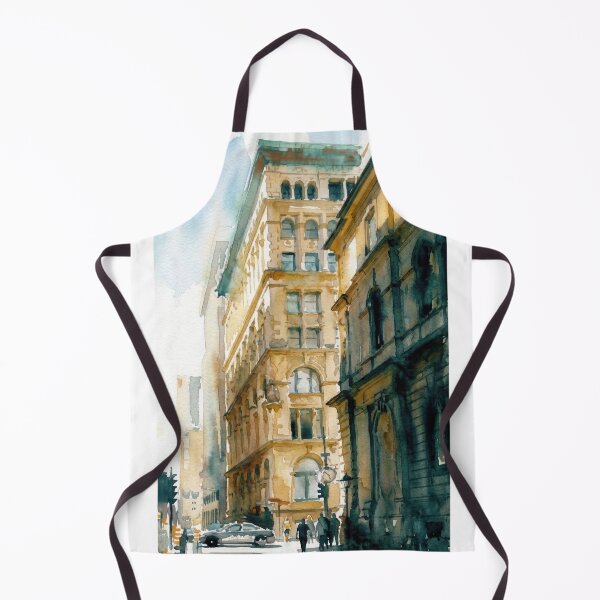 Item preview, Old Montreal Watercolor designed and sold by caracatita75.