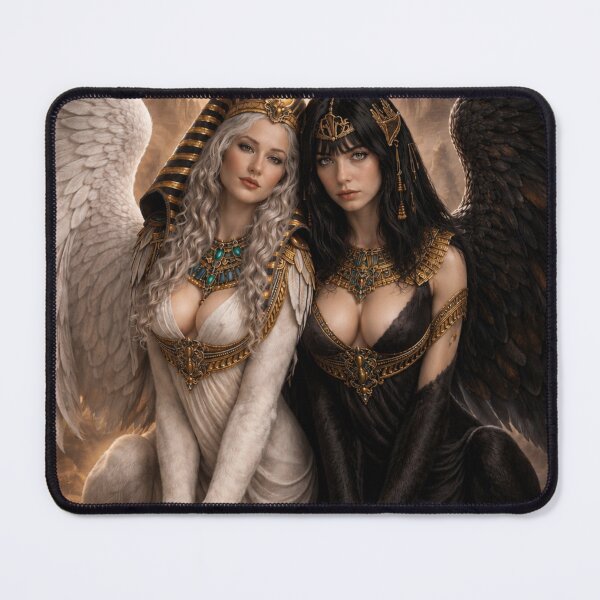 Item preview, The Twin Sphinxes of Light and Shadow designed and sold by ITSimagination.