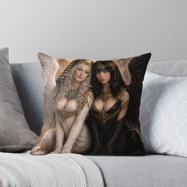 Item preview, The Twin Sphinxes of Light and Shadow designed and sold by ITSimagination.