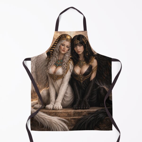 Item preview, The Twin Sphinxes of Light and Shadow designed and sold by ITSimagination.
