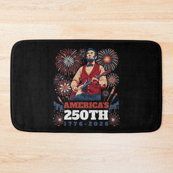 Item preview, Patriotic Lincoln Guitar Fireworks 1776-2026 designed and sold by d247.