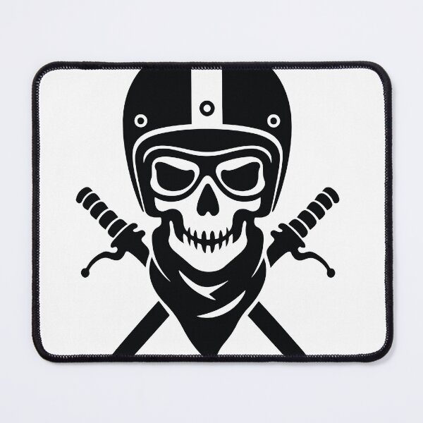 Item preview, Biker Skull Helmet Vintage Motorcycle designed and sold by AVStudioS&S.