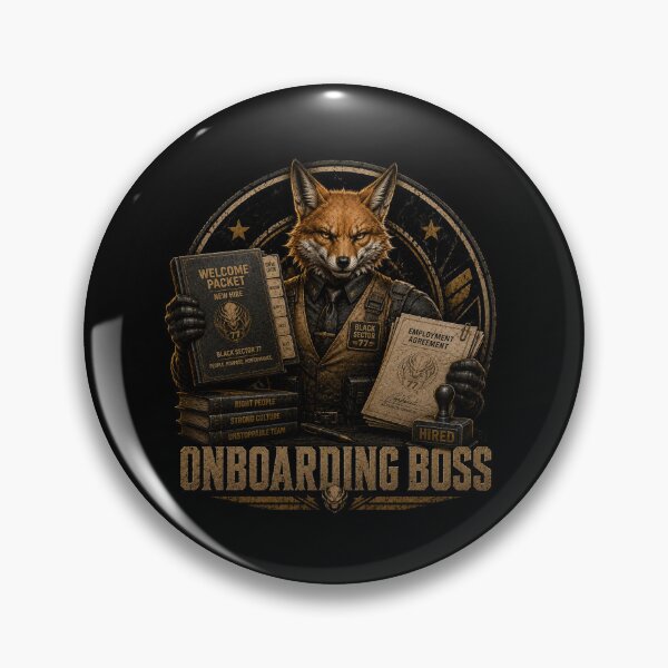 Item preview, Onboarding Boss – HR Fox Recruiter BlackSector77 designed and sold by BlackSector77.
