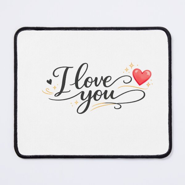 Item preview, I Love You – Minimalist Heart Design designed and sold by MotivArtes.