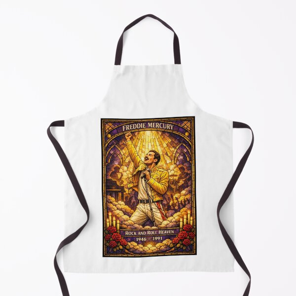 Item preview, Freddie Mercury Rock and Roll Heaven Memorial Poster designed and sold by Halifaxartguy.