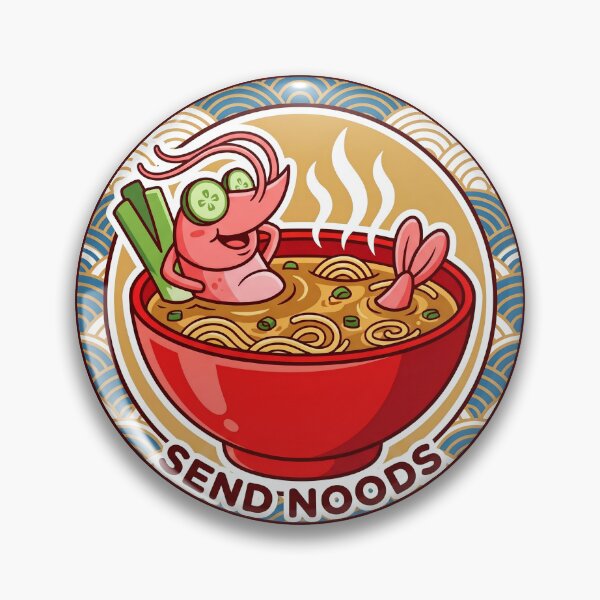 Item preview, Funny Ramen Shrimp Spa Send Noods designed and sold by Oommen Studio .