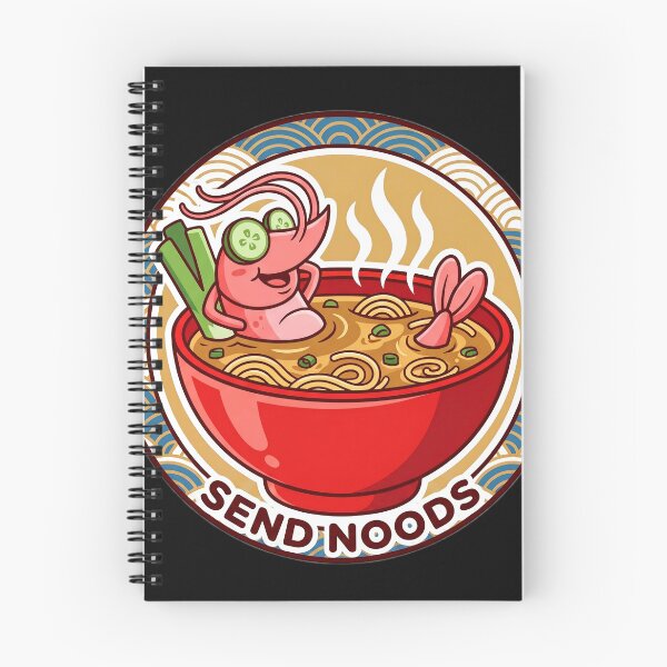 Item preview, Funny Ramen Shrimp Spa Send Noods designed and sold by Oommen Studio .