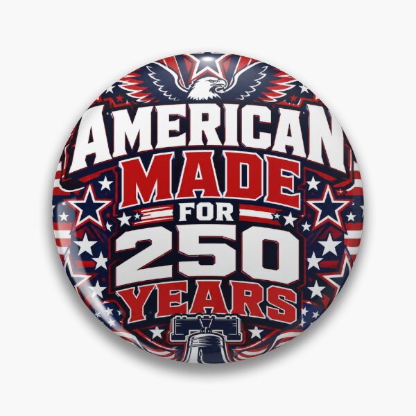 Item preview, American Made for 250 Years Patriotic Pride designed and sold by Squiggle Happy.