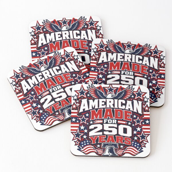 Item preview, American Made for 250 Years Patriotic Pride designed and sold by Squiggle Happy.