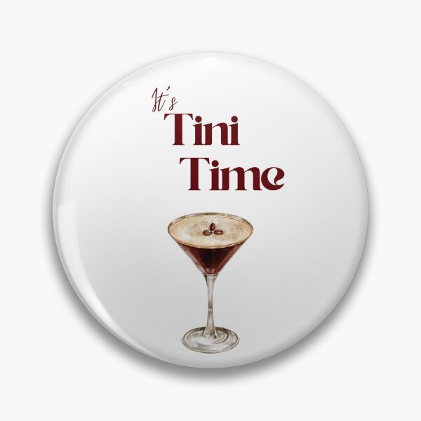 Item preview, Trendy It's Tini Time Espresso Martini designed and sold by Little Ink Co..