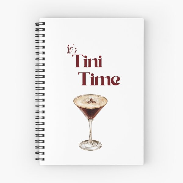 Item preview, Trendy It's Tini Time Espresso Martini designed and sold by Little Ink Co..