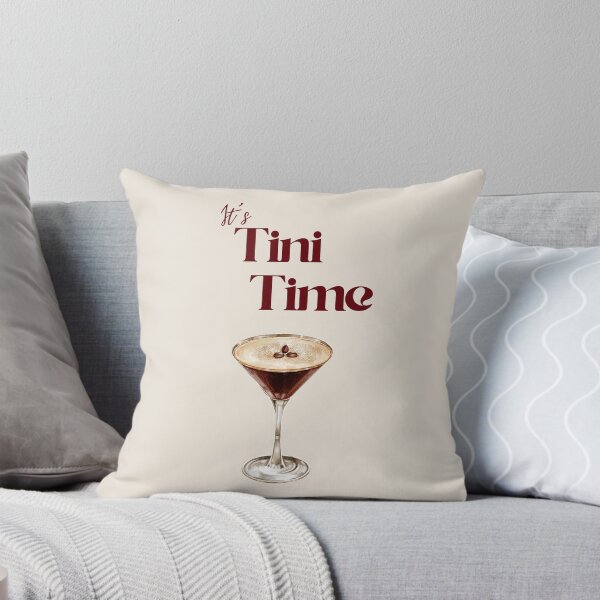 Item preview, Trendy It's Tini Time Espresso Martini designed and sold by Little Ink Co..