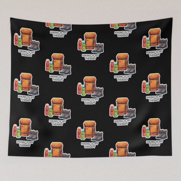 Item preview, Hiking is my therapy - HIKING LOVERS designed and sold by madebyjulia7.