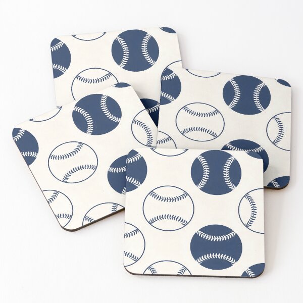 Item preview, Baseball Navy Blue Seamless Pattern designed and sold by Paulocdias.
