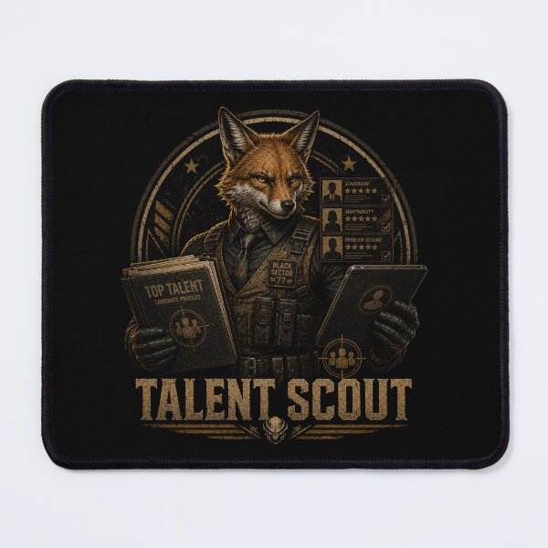 Item preview, Talent Scout – HR Fox Recruiter BlackSector77 designed and sold by BlackSector77.