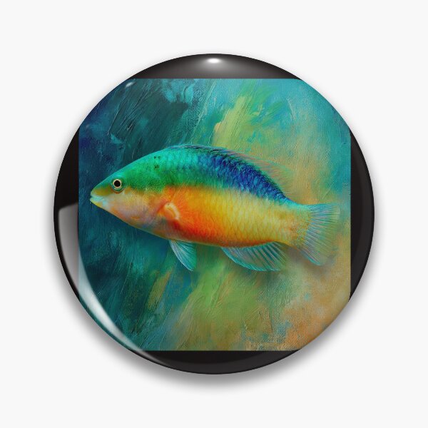 Item preview, Rainbow Wrasse Symphony: A Vibrant Color Beneath the Waves #2 designed and sold by Helios Be. Lavsh.