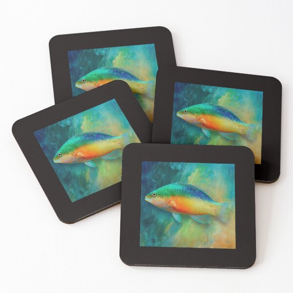 Item preview, Rainbow Wrasse Symphony: A Vibrant Color Beneath the Waves #2 designed and sold by Helios Be. Lavsh.