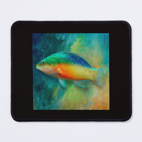 Item preview, Rainbow Wrasse Symphony: A Vibrant Color Beneath the Waves #2 designed and sold by Helios Be. Lavsh.