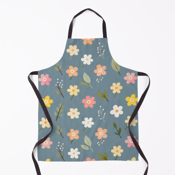 Item preview, Ditsy Micro Floral Pattern on Muted Dusty Blue designed and sold by Paulocdias.